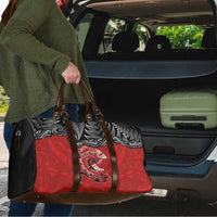 Aotearoa Toitu Te Tiriti Travel Bag Taniwha Tribal Motifs