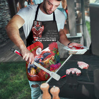 Aotearoa Toitu Te Tiriti Apron Waitangi-Honour The Treaty NZ Tuatara and Plants