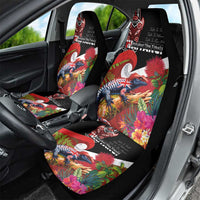 Aotearoa Toitu Te Tiriti Car Seat Cover Waitangi-Honour The Treaty NZ Tuatara and Plants LT03 - Polynesian Pride