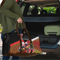 Aotearoa Toitu Te Tiriti Travel Bag Waitangi-Honour The Treaty NZ Tuatara and Plants