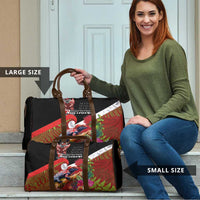 Aotearoa Toitu Te Tiriti Travel Bag Waitangi-Honour The Treaty NZ Tuatara and Plants