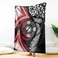 Tonga and New Zealand Together Blanket Ngatu Art Tribal Maori Tattoo and Silver Fern LT03 - Polynesian Pride