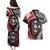 Tonga and New Zealand Together Couples Matching Puletasi and Hawaiian Shirt Ngatu Art Tribal Maori Tattoo and Silver Fern