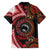 Tonga and Australia Together Family Matching Tank Maxi Dress and Hawaiian Shirt Ngatu Art Tribal Aboriginal Tattoo Pattern
