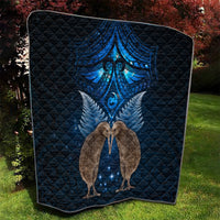 New Zealand Maori Matariki Quilt Hongi Kiwi Bird and Silver Fern LT03