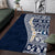 Hawaii Plumeria Tribal Vintage Area Rug Special Blue