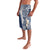 Hawaii Plumeria Tribal Vintage Lavalava Special Blue