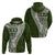 Hawaii Plumeria Tribal Vintage Hoodie Special Green