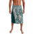 Hawaii Plumeria Tribal Vintage Lavalava Special Turquoise