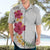 Hawaiian Plumeria and Hibiscus Hawaiian Shirt White Mode