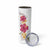 Hawaiian Plumeria and Hibiscus Skinny Tumbler White Mode