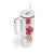 Hawaiian Plumeria and Hibiscus Tumbler With Handle White Mode