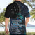 New Zealand Tui Bird Hawaiian Shirt Matariki Poetry Pattern Galaxy Style