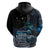 New Zealand Tui Bird Hoodie Matariki Poetry Pattern Galaxy Style