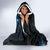 New Zealand Matariki Hooded Blanket The Tribal Maori Face and Silver Fern