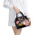 United States and American Samoa Together Shoulder Handbag Bald Eagle and Polynesian Traditional Culture with Plumeria