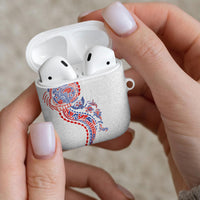 Hawaiian Kakau Tribal Sea Animals Tattoos AirPods Case Hawaii Flag Color Inspired