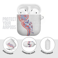 Hawaiian Kakau Tribal Sea Animals Tattoos AirPods Case Hawaii Flag Color Inspired