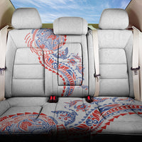 Hawaiian Kakau Tribal Sea Animals Tattoos Back Car Seat Cover Hawaii Flag Color Inspired LT03 One Size Multicolor - Polynesian Pride