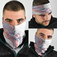 Hawaiian Kakau Tribal Sea Animals Tattoos Neck Gaiter Hawaii Flag Color Inspired