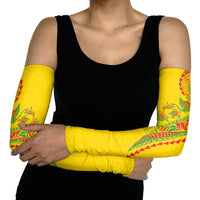 Hawaiian Kakau Tribal Sea Animals Tattoos Arm Sleeves Kanaka Maoli Flag Color Inspired LT03 - Polynesian Pride