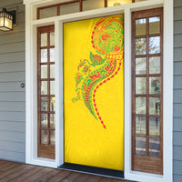 Hawaiian Kakau Tribal Sea Animals Tattoos Door Cover Kanaka Maoli Flag Color Inspired LT03 - Polynesian Pride
