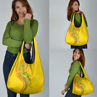 Hawaiian Kakau Tribal Sea Animals Tattoos Grocery Bag Kanaka Maoli Flag Color Inspired LT03 - Polynesian Pride