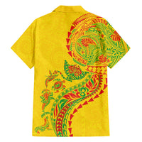 Hawaiian Kakau Tribal Sea Animals Tattoos Hawaiian Shirt Kanaka Maoli Flag Color Inspired LT03 - Polynesian Pride
