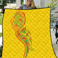 Hawaiian Kakau Tribal Sea Animals Tattoos Quilt Kanaka Maoli Flag Color Inspired LT03 Multicolor - Polynesian Pride