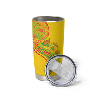 Hawaiian Kakau Tribal Sea Animals Tattoos Tumbler Cup Kanaka Maoli Flag Color Inspired
