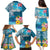 Personalised Tuvalu Independence Day Family Matching Puletasi and Hawaiian Shirt Tuvaluan Tribal Flag Style