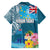 Personalised Tuvalu Independence Day Family Matching Tank Maxi Dress and Hawaiian Shirt Tuvaluan Tribal Flag Style