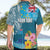 Personalised Tuvalu Independence Day Hawaiian Shirt Tuvaluan Tribal Flag Style