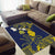 Niue Independence Day Area Rug Hiapo Pattern Fiti Pua and Uga