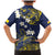 Niue Independence Day Family Matching Mermaid Dress and Hawaiian Shirt Hiapo Pattern Fiti Pua and Uga