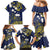 Niue Independence Day Family Matching Mermaid Dress and Hawaiian Shirt Hiapo Pattern Fiti Pua and Uga