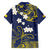 Niue Independence Day Family Matching Puletasi and Hawaiian Shirt Hiapo Pattern Fiti Pua and Uga