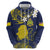 Niue Independence Day Hoodie Hiapo Pattern Fiti Pua and Uga