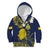 Niue Independence Day Kid Hoodie Hiapo Pattern Fiti Pua and Uga