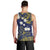 Niue Independence Day Men Tank Top Hiapo Pattern Fiti Pua and Uga