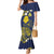 Niue Independence Day Mermaid Dress Hiapo Pattern Fiti Pua and Uga