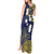 Niue Independence Day Tank Maxi Dress Hiapo Pattern Fiti Pua and Uga