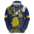 Niue Independence Day Zip Hoodie Hiapo Pattern Fiti Pua and Uga