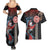 Hawaii and Japanese Together Couples Matching Summer Maxi Dress and Hawaiian Shirt Koi Fish and Kakau Pattern