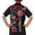 Hawaii and Japanese Together Family Matching Short Sleeve Bodycon Dress and Hawaiian Shirt Koi Fish and Kakau Pattern