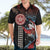 Hawaii and Japanese Together Hawaiian Shirt Koi Fish and Kakau Pattern