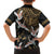 Hawaii and Japanese Together Family Matching Puletasi and Hawaiian Shirt Cranes Birds with Kakau Pattern