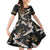 Hawaii and Japanese Together Family Matching Puletasi and Hawaiian Shirt Cranes Birds with Kakau Pattern
