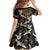 Hawaii and Japanese Together Family Matching Puletasi and Hawaiian Shirt Cranes Birds with Kakau Pattern