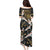 Hawaii and Japanese Together Family Matching Puletasi and Hawaiian Shirt Cranes Birds with Kakau Pattern